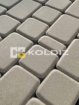Тротуарная плитка Колдиз Старый город 50 Серая